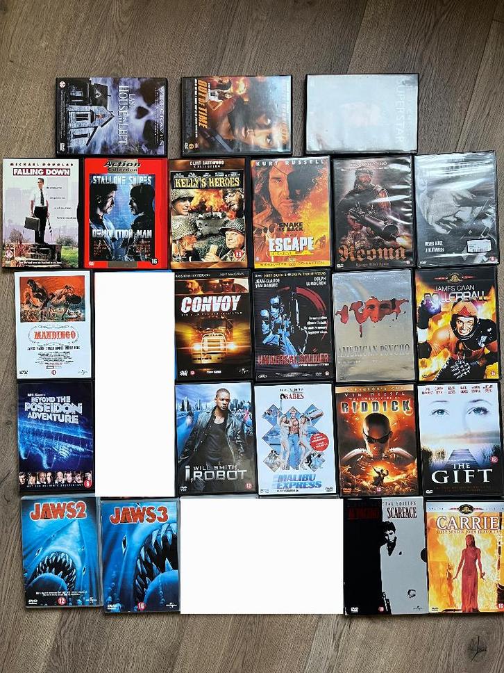 Diverse toptitels dvd - 5 voor €10, Cd's en Dvd's, Dvd's | Actie, Zo goed als nieuw, Actie, Alle leeftijden, Ophalen of Verzenden