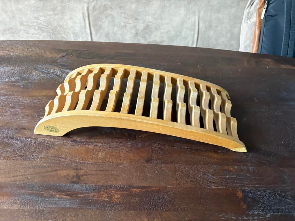 Backstretcher, rugstretcher, rugbankje, Sport en Fitness, Ophalen, Zo goed als nieuw