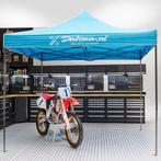 Paddocktent voor race- en crossmotoren 300x300 van €149,- NU, Ophalen, Zo goed als nieuw, Minder dan 5 meter