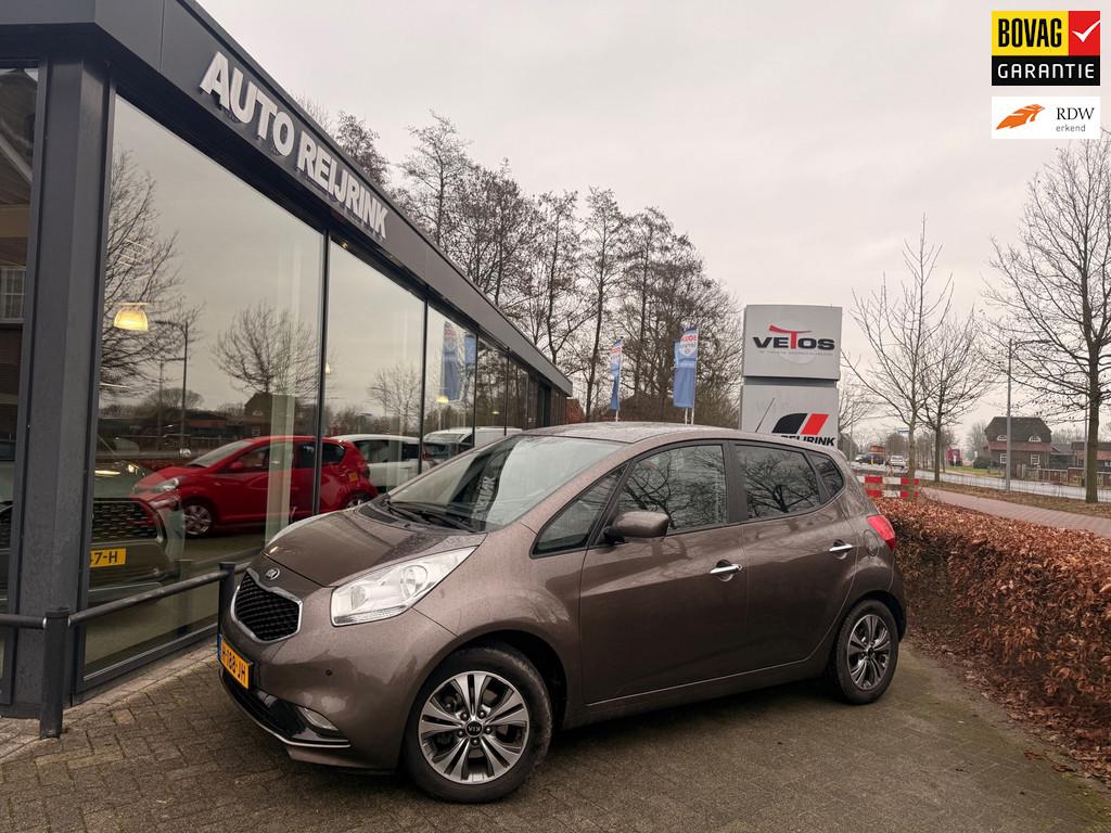 Kia Venga 1.6 CVVT DynamicLine AUTOMAAT, Trekhaak, Park sens, Auto's, Gebruikt, 4 cilinders, Bruin, Cruise Control
