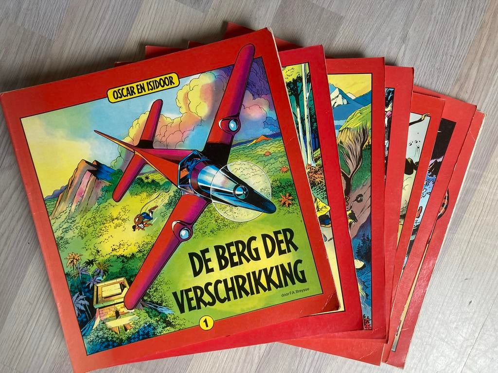Oscar en Isidoor - 7-delige stripboekenserie, Boeken, Stripboeken, Complete serie of reeks, Ophalen of Verzenden, Gelezen