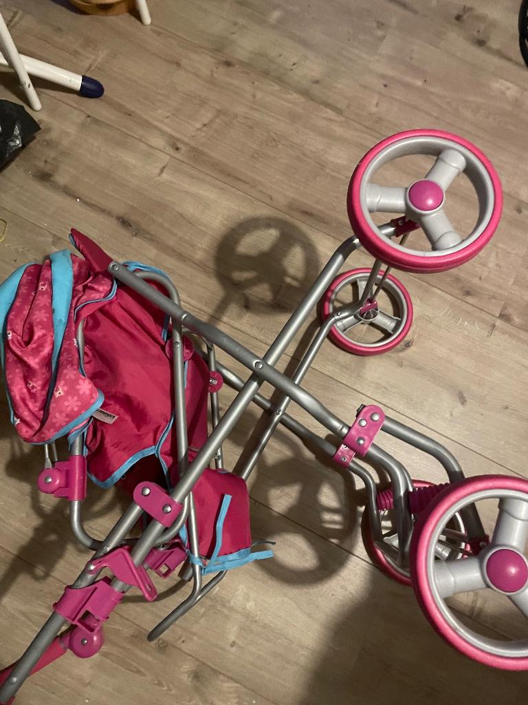 Poppenwagen, Kinderen en Baby's, Speelgoed | Poppen, Ophalen, Gebruikt, Babypop