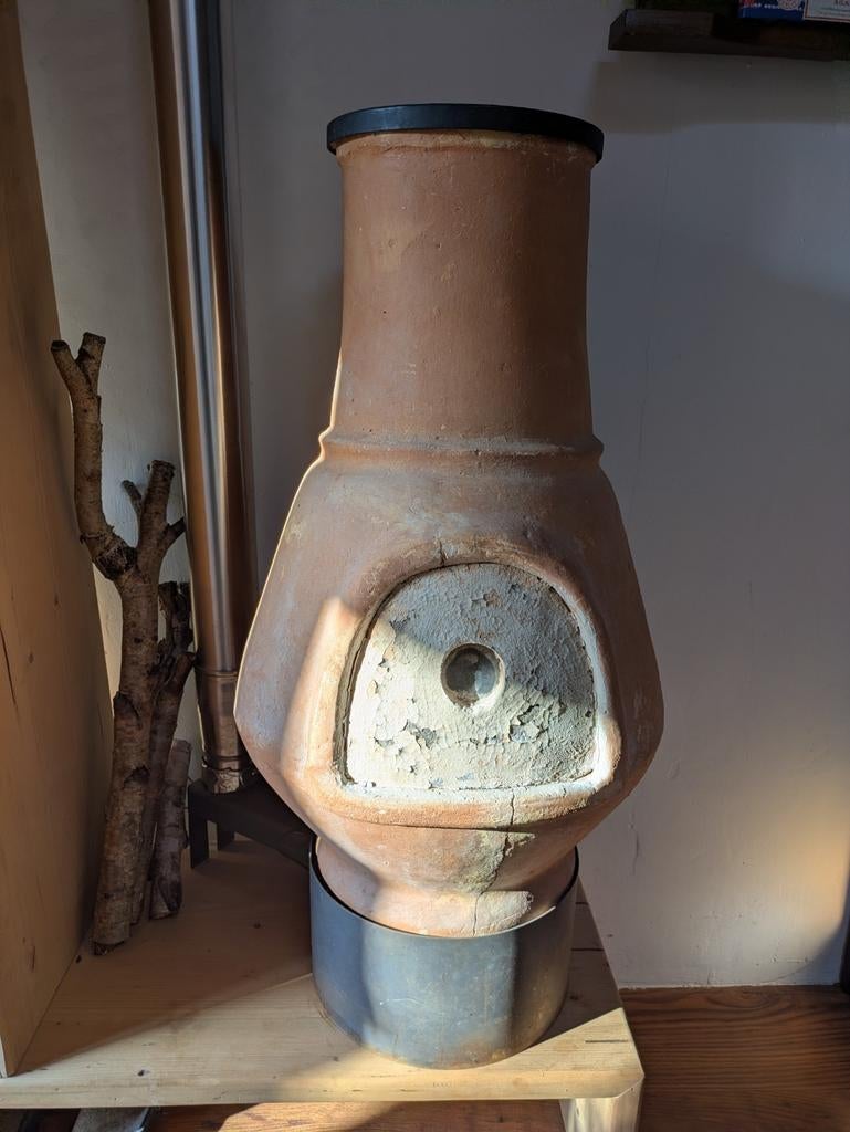 Lemen terra cotta gaskachel, eyecatcher!, Ophalen, Gas, Overige soorten