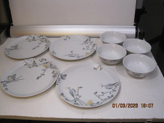 vivo peacock 4x26,5 en 4x 14,5 cm dia in 1 koop (378), Huis en Inrichting, Keuken | Servies, Ophalen of Verzenden, Zo goed als nieuw
