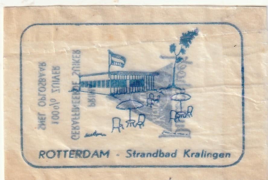 suikerzakje #272 : Strandbad Kralingen Rotterdam, Verzenden, Nederland
