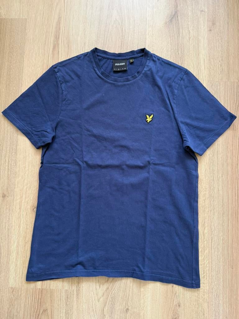 Lyle & Scott T-Shirt Blauw • Maat M, Ophalen of Verzenden, Gedragen, Maat 48/50 (M), Blauw