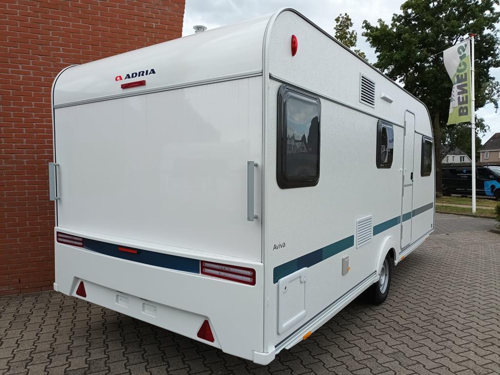 Adria Aviva 522 PT, Caravans en Kamperen, Caravans, Schokbreker, Bedrijf, Treinzit, Adria