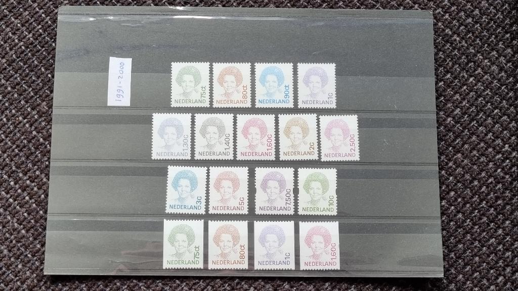 Postzegels Nederland postfris 1991-2000 Beatrix, Postzegels en Munten, Postzegels | Nederland, Ophalen of Verzenden, Na 1940, Postfris
