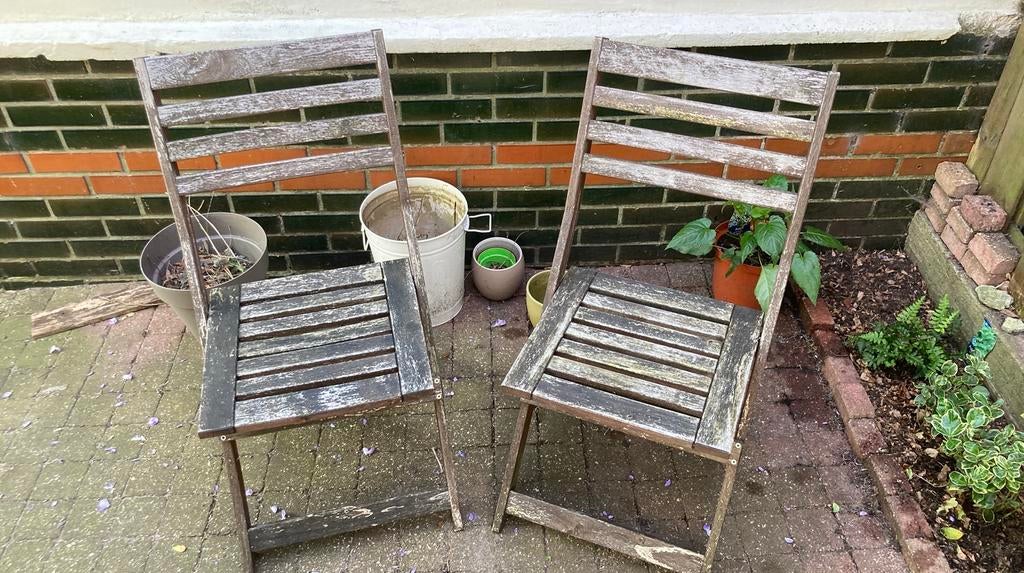 Tuinstoelen ikea, Tuin en Terras, Tuinstoelen, Ophalen of Verzenden, Zo goed als nieuw