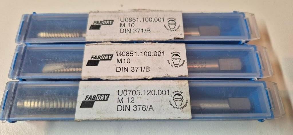 Fabory M10 en M12 Draadtappen Set - Nieuw, Ophalen of Verzenden, Nieuw