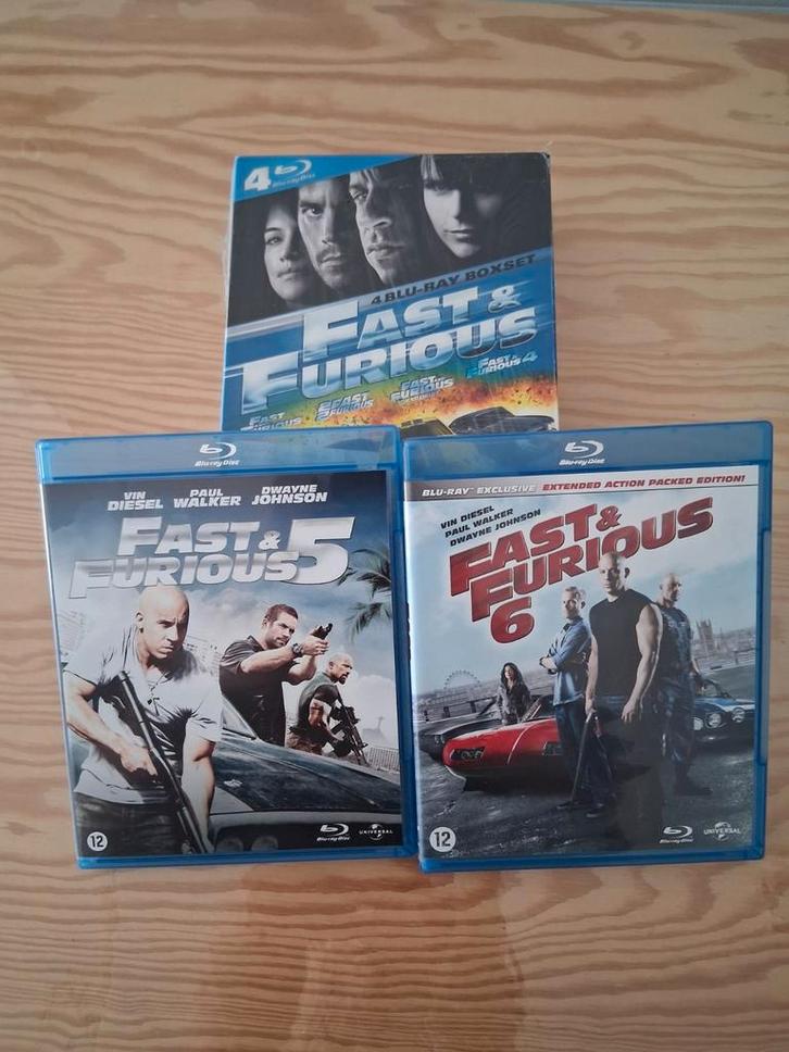Blueray - de Fast & Furious-filmreeks 1t/m6, Cd's en Dvd's, Blu-ray, Zo goed als nieuw, Actie, Ophalen of Verzenden