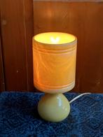 Vintage midcentury jaren '60 albasten tafellampje., Huis en Inrichting, Lampen | Tafellampen, Overige materialen, Gebruikt, Vintage, midcentury jaren '60