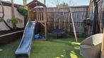 Speeltoestel huisje met glijbaan en schommel, Kinderen en Baby's, Speelgoed | Buiten | Speeltoestellen, Ophalen, Zo goed als nieuw