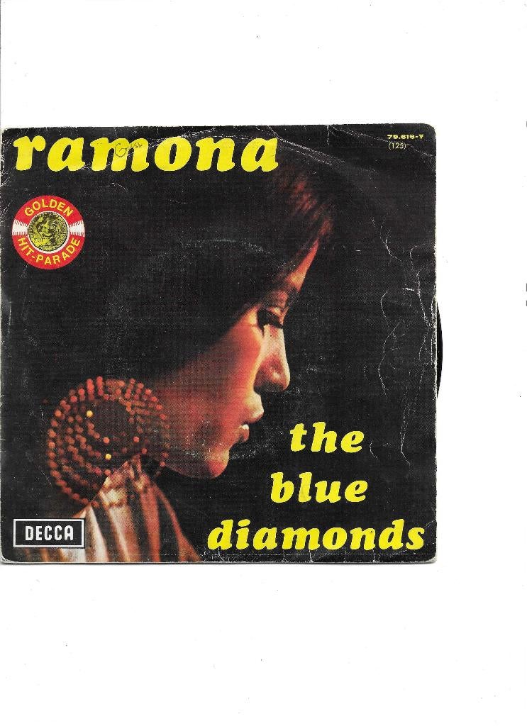 Single The Blue Diamonds - Ramona, Cd's en Dvd's, Vinyl Singles, Ophalen of Verzenden, Gebruikt, Pop