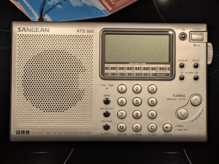 Sangean ATS 505 Wereldontvanger nieuw!, Audio, Tv en Foto, Radio's, Zo goed als nieuw, Wereldontvanger, Ophalen of Verzenden