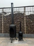 Zwarte houtkachels (buitenkachel, terrashaard), Tuin en Terras, Ophalen, Gebruikt