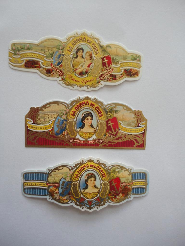 sigarenbandjes 24= 3st, Ophalen of Verzenden, Gebruikt, Sigarenbandjes