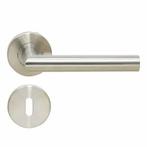 Nieuw Sencys Deurkruk Roestvrij Staal - Metaal Geborsteld, Doe-het-zelf en Verbouw, Hang- en Sluitwerk, Ophalen of Verzenden, Nieuw