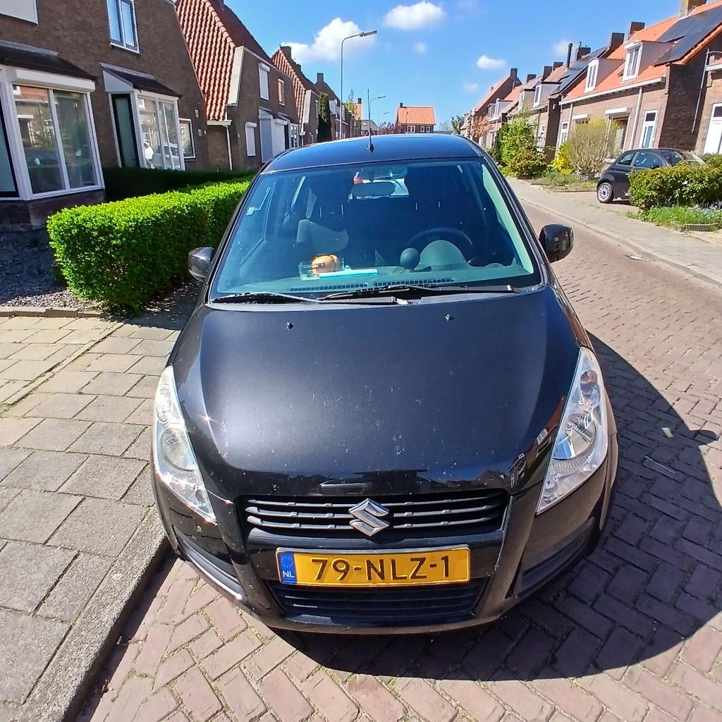 Suzuki Splash 1.2 2010 Zwart, Auto's, Suzuki, Voorwielaandrijving, Stof, 40 €/maand, 4 cilinders