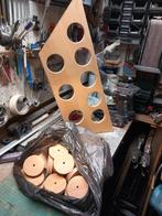 Houten schijven, Ophalen