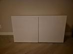 Besta meubel - Wit - 2 deuren, Ophalen, 100 tot 150 cm, Zo goed als nieuw, Minder dan 100 cm
