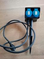 Buitenstopcontact met timer, zgan, Doe-het-zelf en Verbouw, Elektra en Kabels, Ophalen of Verzenden, Zo goed als nieuw