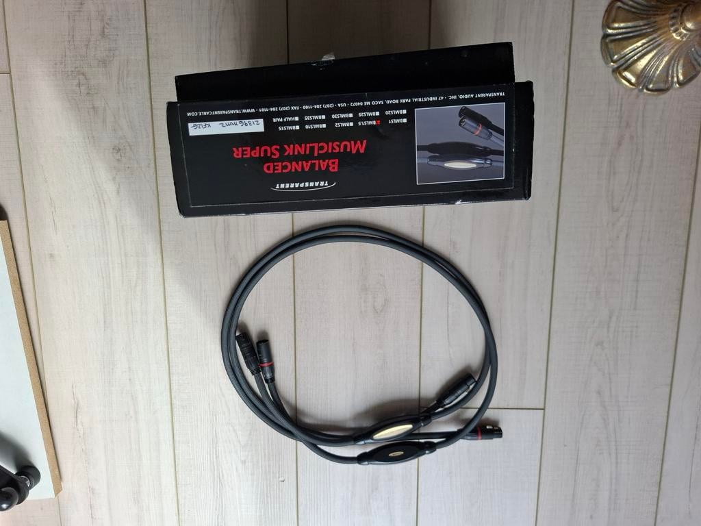 Transparent music link super mm xlr, Audio, Tv en Foto, Audiokabels en Televisiekabels, Ophalen of Verzenden, Zo goed als nieuw