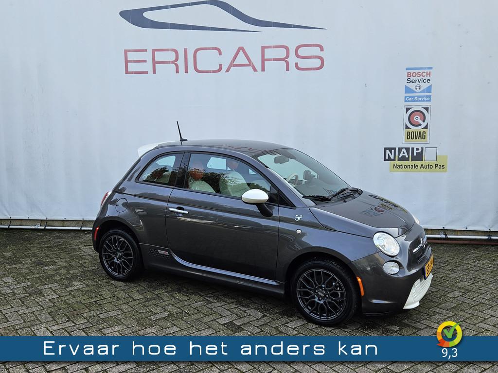 Fiat 500 E 24kwh LEER CC PDC AUTOMAAT (bj 2014), Auto's, Fiat, Gebruikt, 4 stoelen, Leder, 3800 cc