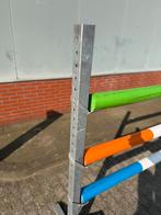 Verzinkte hindernis staander 2x incl. 6 lepels, Ophalen, Nieuw, Springen