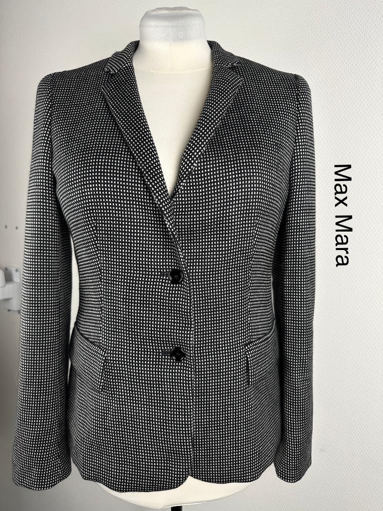 Max Mara Blazer  {mt: 42} 9364-4,5, Zwart, Max Mara, Maat 42/44 (L), Max Mara