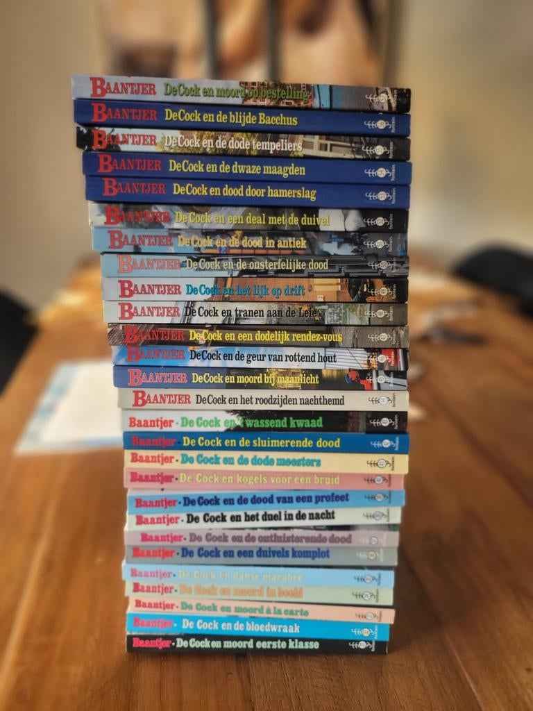 Grote collectie Baantjer boeken en De Waal & Baantjer, Ophalen