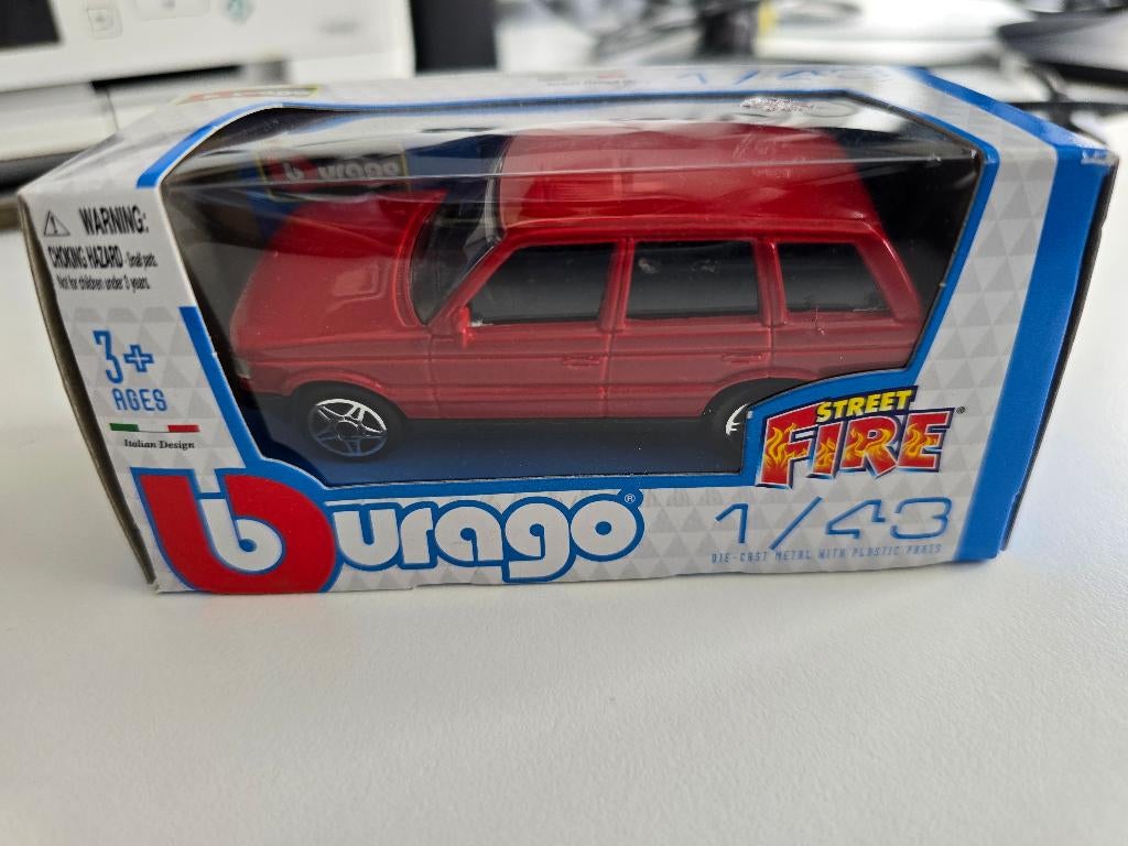 Range rover 1/43 BBurago, Ophalen of Verzenden, Nieuw, Auto, Overige merken