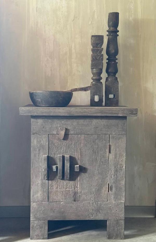 Nachtkastje kastje OLD BARN ( nieuw), Ophalen, Bergen op zoom, Nieuw, 45 tot 65 cm