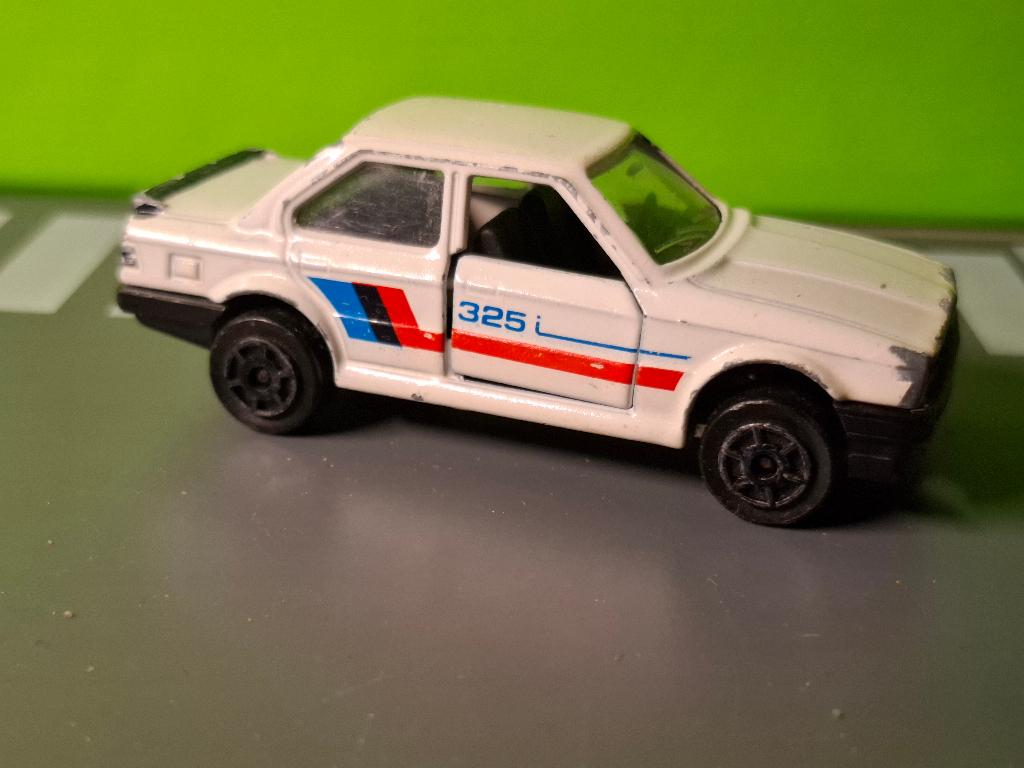 Majorette 229 - BMW 325i E30 [wit] 1/56, Ophalen of Verzenden, Gebruikt, Auto