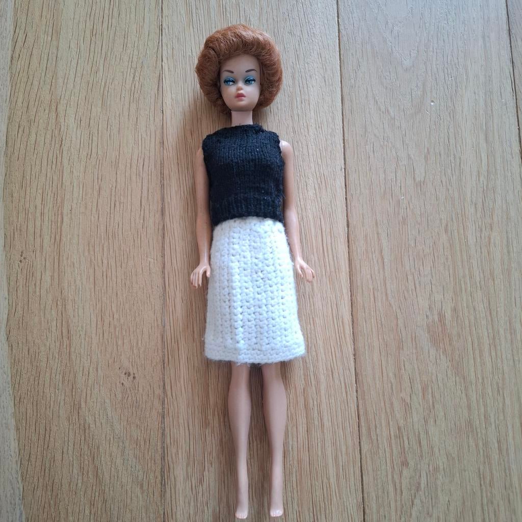 Originele Barbie uit de jaren '60 - Vintage pop, Ophalen of Verzenden, Gebruikt, Barbie