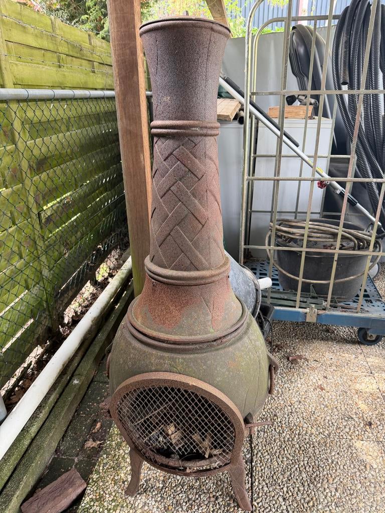 Mexicaanse pot, tuinhaard, Ophalen, Gebruikt