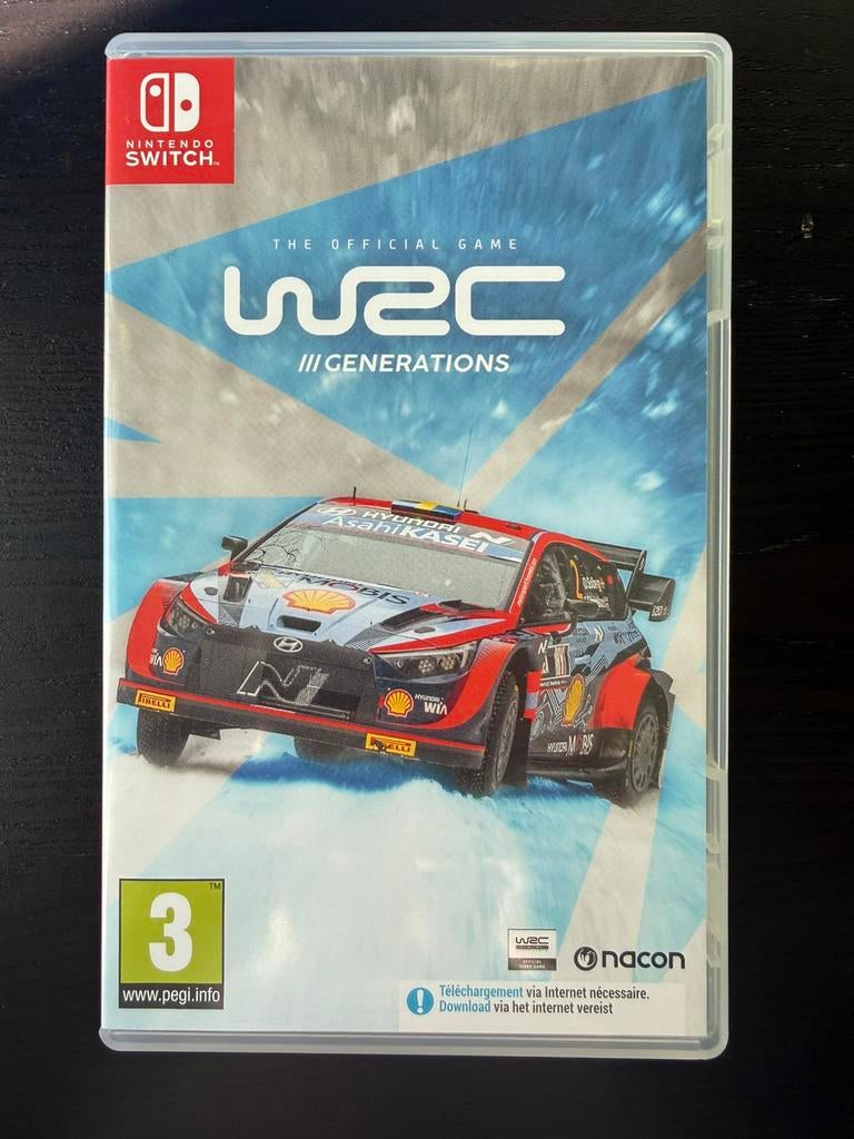 WRC Generations (Nintendo Switch), Ophalen, 1 speler, Racen en Vliegen, Zo goed als nieuw
