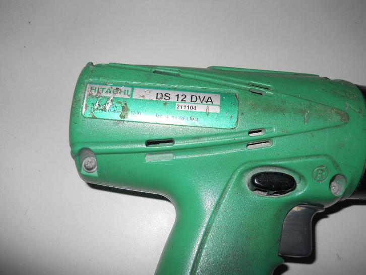 Hitachi accuboormachine DS12 DVA met accu 12V in koffer., Doe-het-zelf en Verbouw, Gereedschap | Handgereedschap, Gebruikt, Ophalen of Verzenden