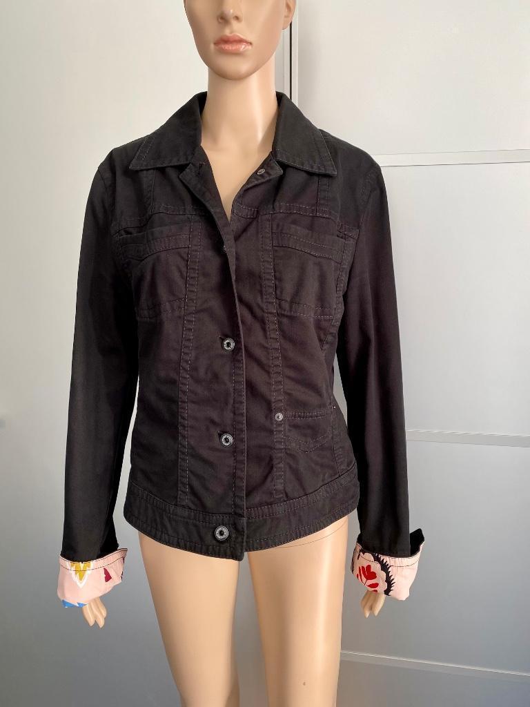 H748 Marccain maat 5=42 =L jasje jasje blazer Marc Cain, Zwart, Maat 42/44 (L), Ophalen of Verzenden, Zo goed als nieuw