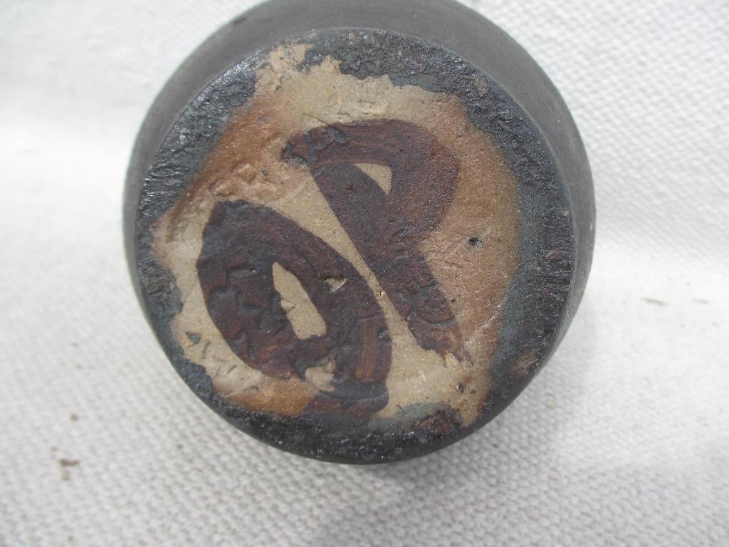 Vintage wijwaterkruik Terraco de Draak St Joris Beesel, Antiek en Kunst, Ophalen of Verzenden