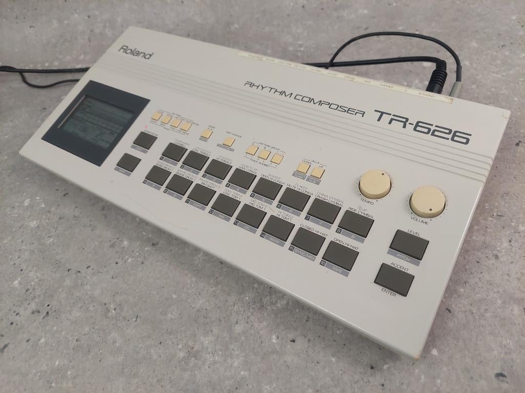 👉 Roland TR-626 Rhythm Composer!  Netjes & helder display!, Muziek en Instrumenten, Ophalen of Verzenden, Gebruikt, Roland