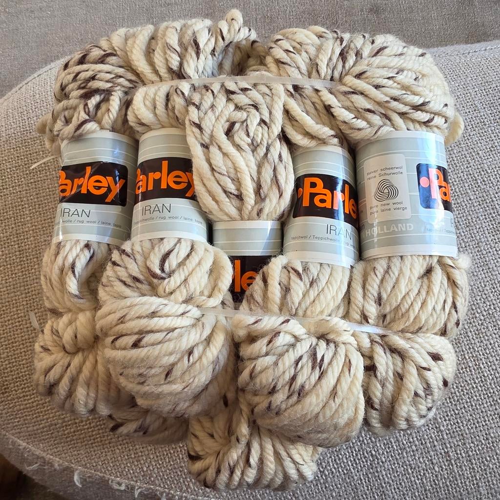 10 bollen Parley Iran 100% zuiver scheerwol, Ophalen