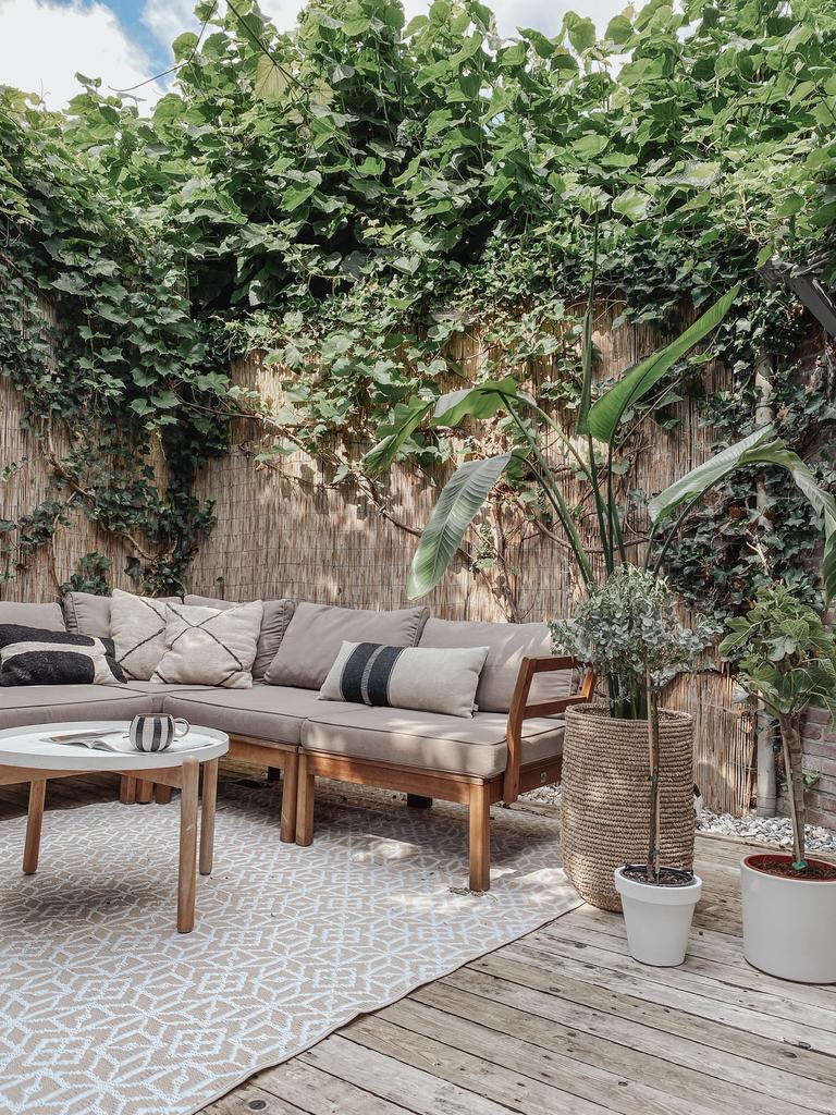 Grote houten tuinset, Tuin en Terras, Tuinsets en Loungesets, Ophalen, Gebruikt, Hout