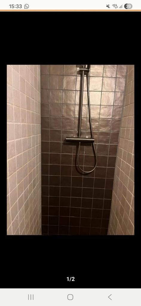 Bronzen wandtegels 13x13 cm (7m2), Overige materialen, Gebruikt, Wandtegels, Minder dan 20 cm