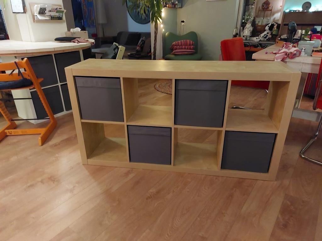Kallax kast ikea 4x2 berken, Ophalen