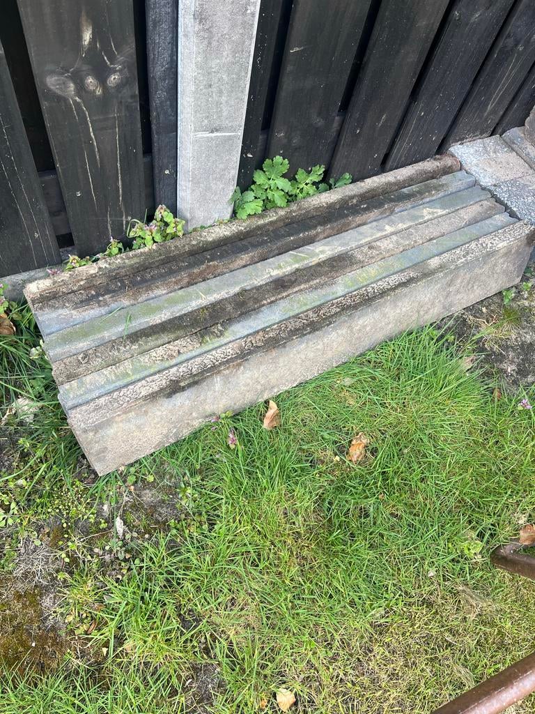 Opsluitbandjes 1200mm, Tuin en Terras, Tegels en Klinkers, Ophalen of Verzenden, Gebruikt, Beton, Overige typen