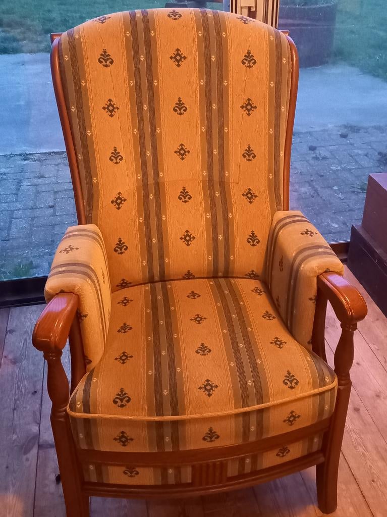 2 fauteuils, Huis en Inrichting, Ophalen, 75 tot 100 cm, Zo goed als nieuw, Stof