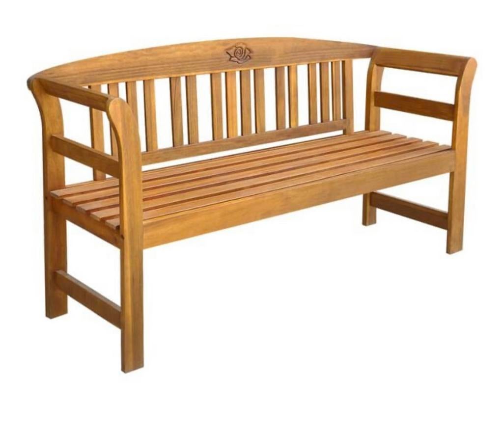 Tuinbank 157 cm massief acaciahout,  Nieuw in doos, ., Nieuw, Ophalen of Verzenden, .
