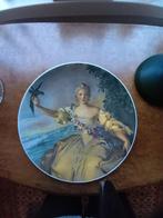 Prachtig porseleinen wandbord barok vrouw gemerkt, Ophalen of Verzenden, Zo goed als nieuw