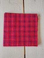 Mooi oud, geruit stofje Marken - rood/blauw, Nieuw, Ophalen of Verzenden, 30 tot 120 cm, Katoen